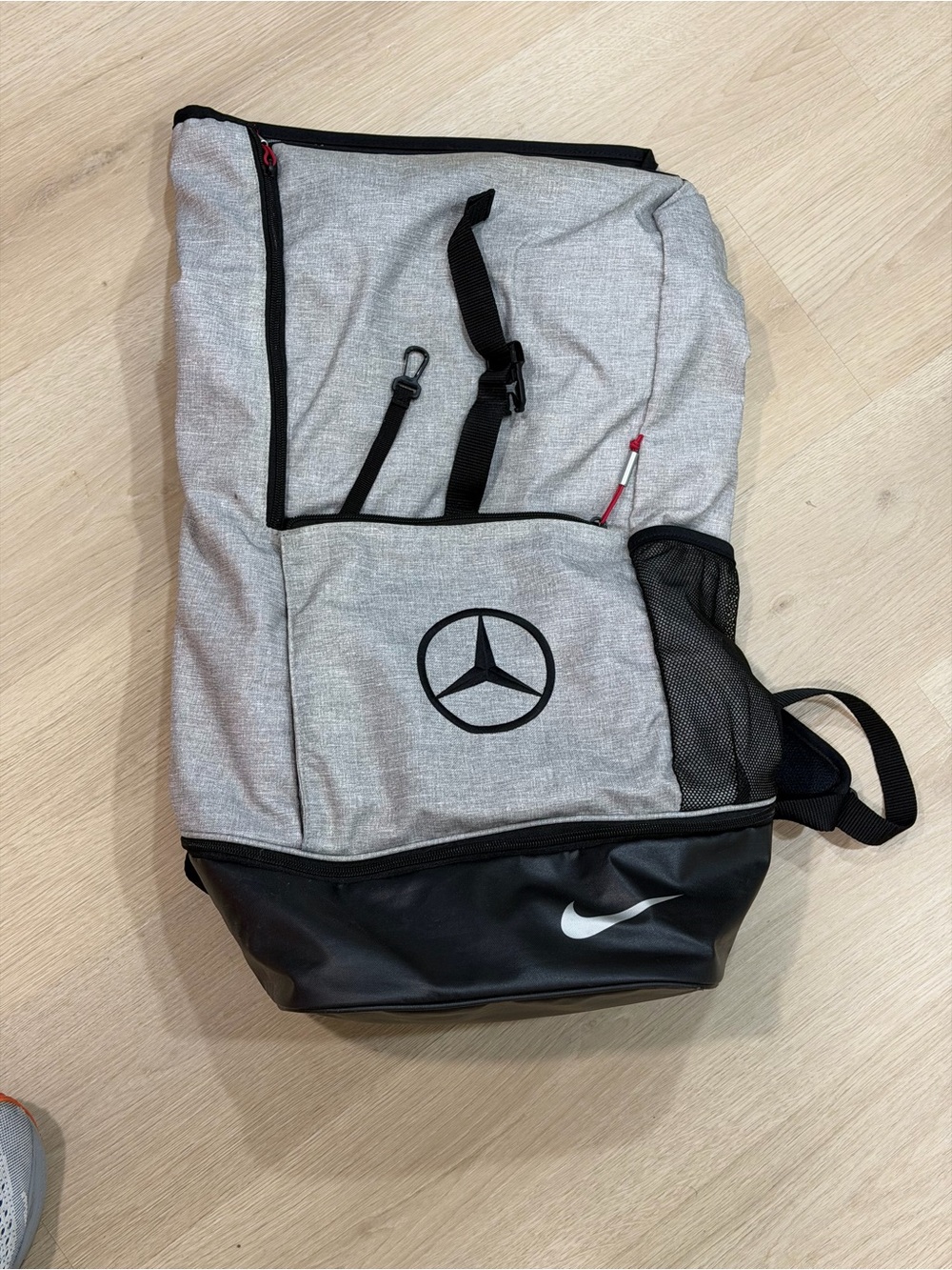 Nike Grey and Black Men's Backpack with Sport Logo